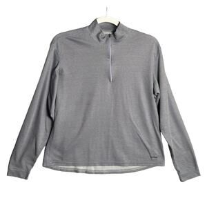 Patagonia Sz L Capilene 1/4 Zip Performance Base‎ Layer Pullover Lavender USA